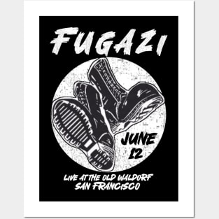 Fugazi - vintage boots Posters and Art